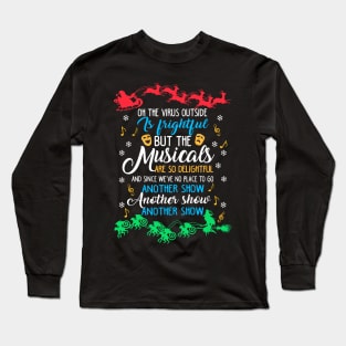 Broadway Ugly Christmas Sweater Long Sleeve T-Shirt